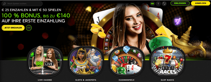 Casino 888: Das schönste Online Casino Deutschlands
