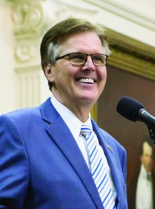 Sands schaut nach dallas in texas legalisierungsschub 1 vizegouverneur dan patrick