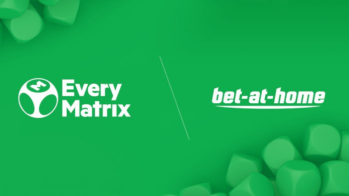 EveryMatrix bet at home partnership